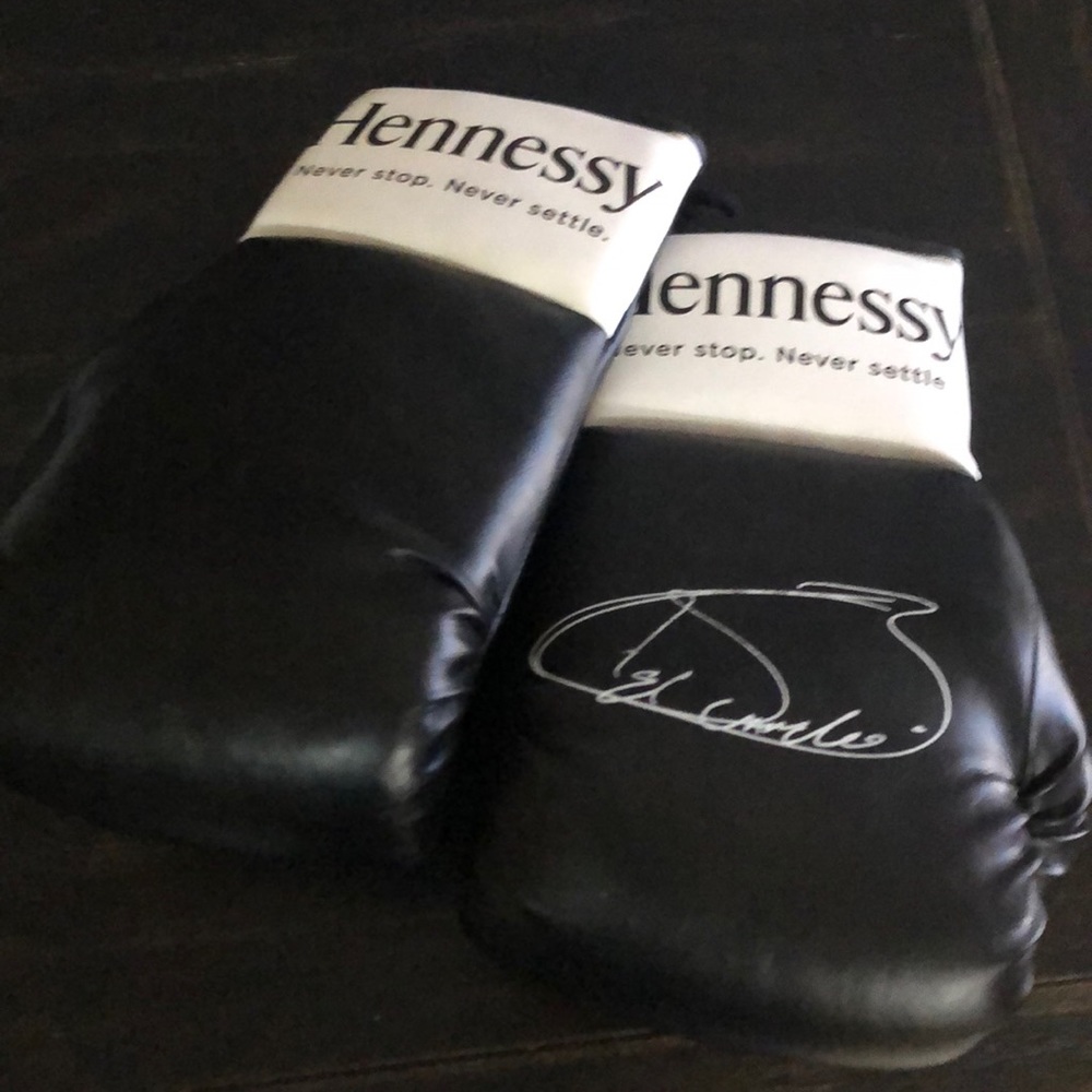 Boxing gloves signed by Canelo Alvarez